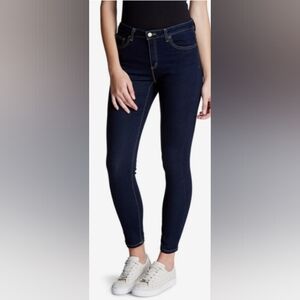 Michael Kors Women's Izzy Skinny Jeans Size 8 True Navy